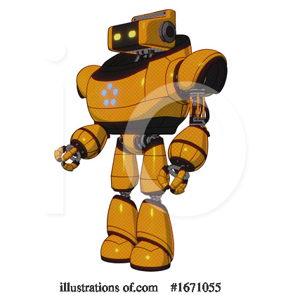 Royalty-Free (RF) Robot Clipart Illustration by Leo Blanchette - Stock Sample #1671055