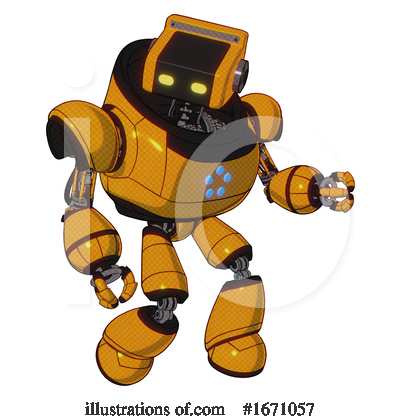 Royalty-Free (RF) Robot Clipart Illustration by Leo Blanchette - Stock Sample #1671057