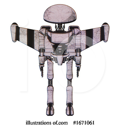 Royalty-Free (RF) Robot Clipart Illustration by Leo Blanchette - Stock Sample #1671061