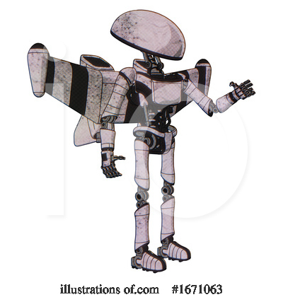 Royalty-Free (RF) Robot Clipart Illustration by Leo Blanchette - Stock Sample #1671063