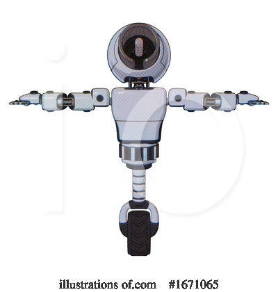 Royalty-Free (RF) Robot Clipart Illustration by Leo Blanchette - Stock Sample #1671065