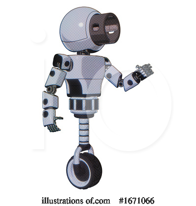 Royalty-Free (RF) Robot Clipart Illustration by Leo Blanchette - Stock Sample #1671066
