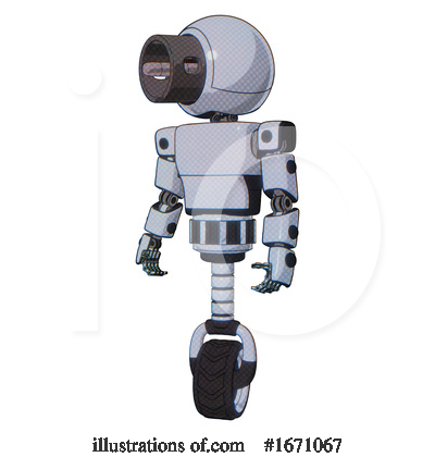 Royalty-Free (RF) Robot Clipart Illustration by Leo Blanchette - Stock Sample #1671067