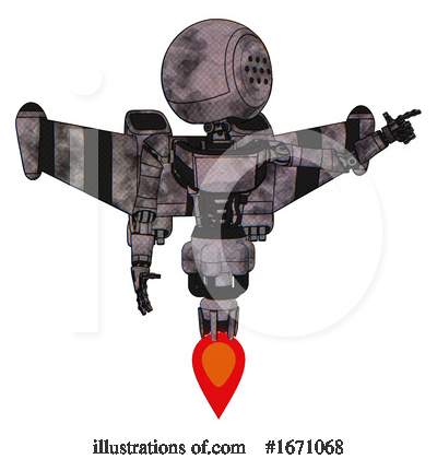 Royalty-Free (RF) Robot Clipart Illustration by Leo Blanchette - Stock Sample #1671068