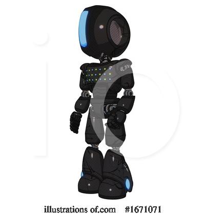 Royalty-Free (RF) Robot Clipart Illustration by Leo Blanchette - Stock Sample #1671071