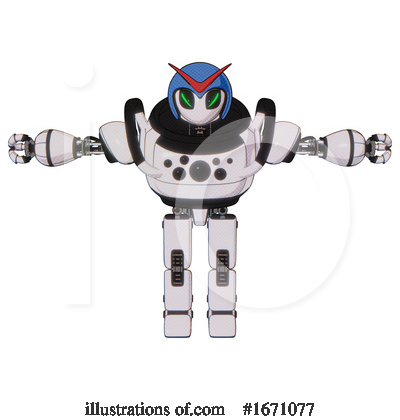 Royalty-Free (RF) Robot Clipart Illustration by Leo Blanchette - Stock Sample #1671077