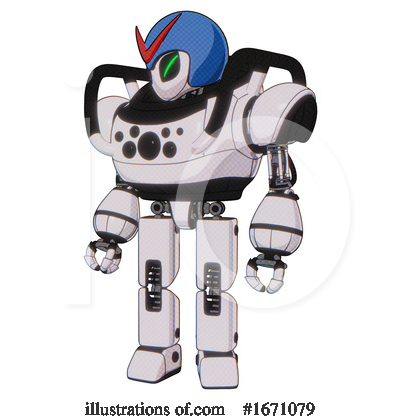 Royalty-Free (RF) Robot Clipart Illustration by Leo Blanchette - Stock Sample #1671079
