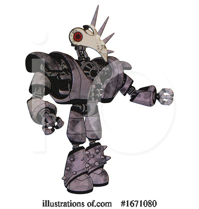 Royalty-Free (RF) Robot Clipart Illustration by Leo Blanchette - Stock Sample #1671080