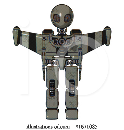 Royalty-Free (RF) Robot Clipart Illustration by Leo Blanchette - Stock Sample #1671085