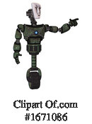 Robot Clipart #1671086 by Leo Blanchette