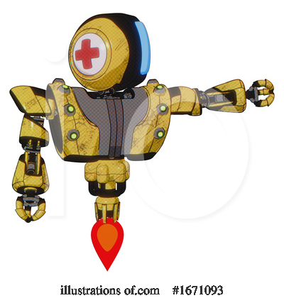 Royalty-Free (RF) Robot Clipart Illustration by Leo Blanchette - Stock Sample #1671093