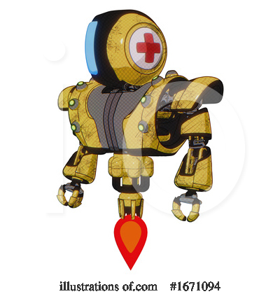 Royalty-Free (RF) Robot Clipart Illustration by Leo Blanchette - Stock Sample #1671094