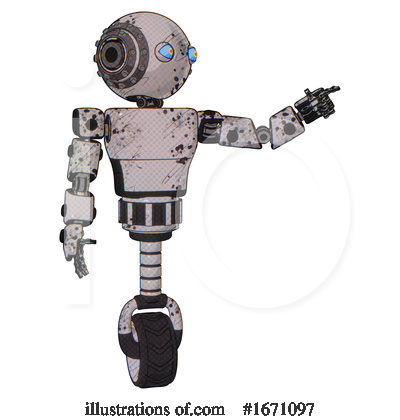 Royalty-Free (RF) Robot Clipart Illustration by Leo Blanchette - Stock Sample #1671097