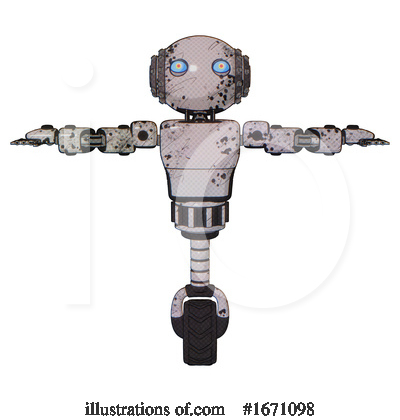 Royalty-Free (RF) Robot Clipart Illustration by Leo Blanchette - Stock Sample #1671098