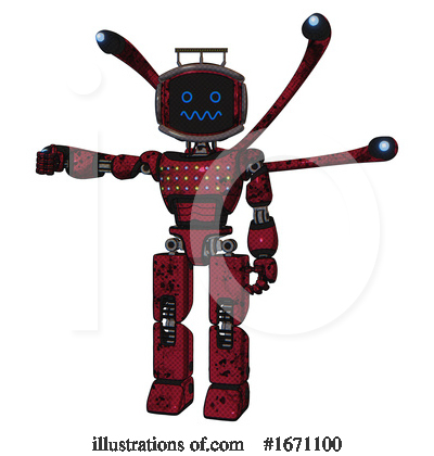 Royalty-Free (RF) Robot Clipart Illustration by Leo Blanchette - Stock Sample #1671100