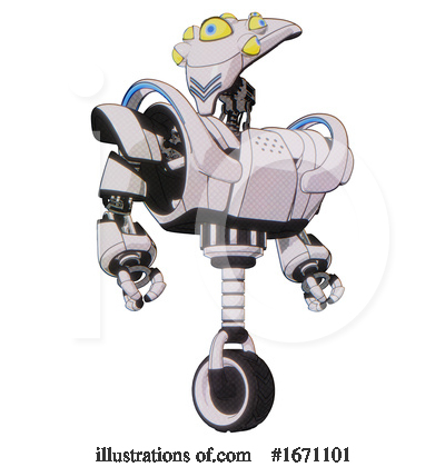 Royalty-Free (RF) Robot Clipart Illustration by Leo Blanchette - Stock Sample #1671101