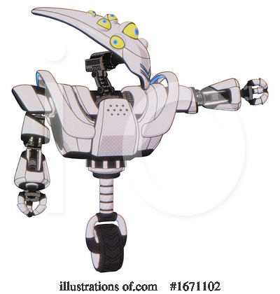 Royalty-Free (RF) Robot Clipart Illustration by Leo Blanchette - Stock Sample #1671102