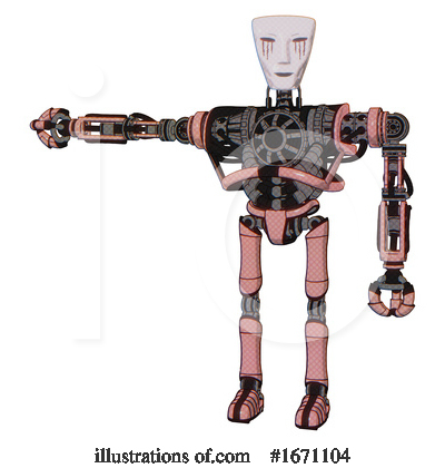 Royalty-Free (RF) Robot Clipart Illustration by Leo Blanchette - Stock Sample #1671104