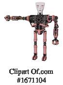 Robot Clipart #1671104 by Leo Blanchette