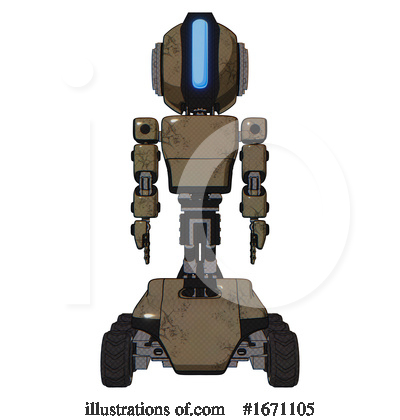 Royalty-Free (RF) Robot Clipart Illustration by Leo Blanchette - Stock Sample #1671105