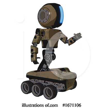Royalty-Free (RF) Robot Clipart Illustration by Leo Blanchette - Stock Sample #1671106
