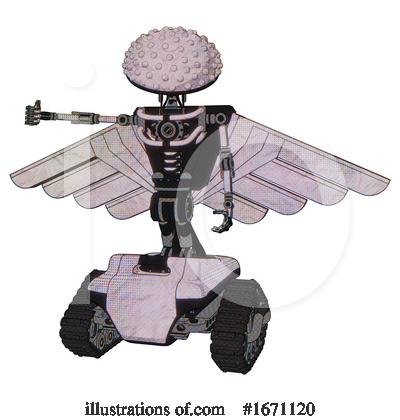 Royalty-Free (RF) Robot Clipart Illustration by Leo Blanchette - Stock Sample #1671120