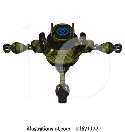 Royalty-Free (RF) Robot Clipart Illustration by Leo Blanchette - Stock Sample #1671122
