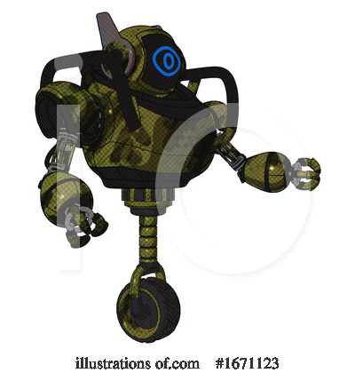 Royalty-Free (RF) Robot Clipart Illustration by Leo Blanchette - Stock Sample #1671123