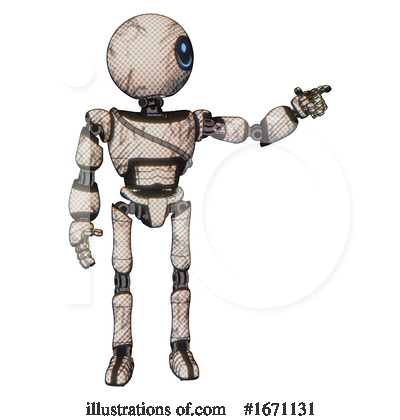 Royalty-Free (RF) Robot Clipart Illustration by Leo Blanchette - Stock Sample #1671131