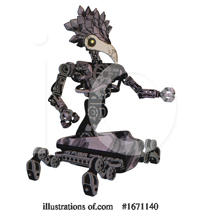 Royalty-Free (RF) Robot Clipart Illustration by Leo Blanchette - Stock Sample #1671140