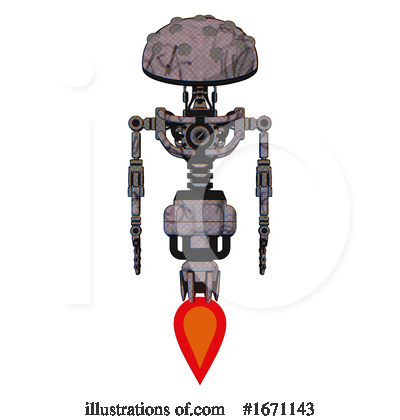 Royalty-Free (RF) Robot Clipart Illustration by Leo Blanchette - Stock Sample #1671143