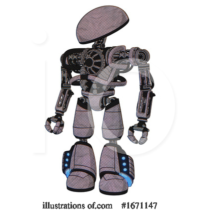 Royalty-Free (RF) Robot Clipart Illustration by Leo Blanchette - Stock Sample #1671147