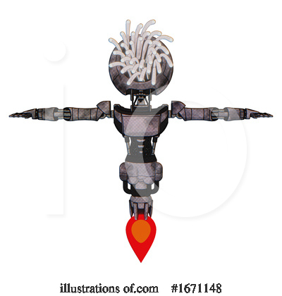 Royalty-Free (RF) Robot Clipart Illustration by Leo Blanchette - Stock Sample #1671148