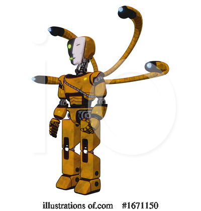 Royalty-Free (RF) Robot Clipart Illustration by Leo Blanchette - Stock Sample #1671150