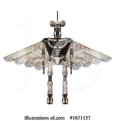 Royalty-Free (RF) Robot Clipart Illustration by Leo Blanchette - Stock Sample #1671157