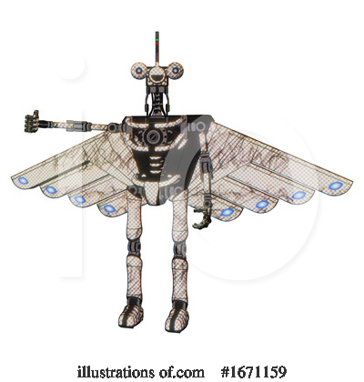 Royalty-Free (RF) Robot Clipart Illustration by Leo Blanchette - Stock Sample #1671159