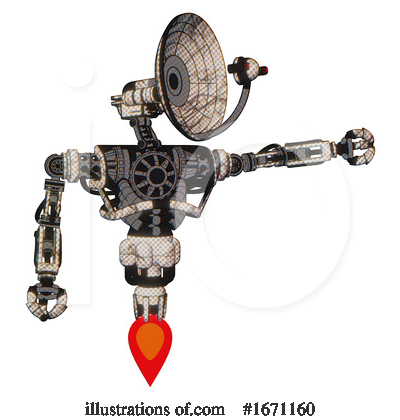 Royalty-Free (RF) Robot Clipart Illustration by Leo Blanchette - Stock Sample #1671160