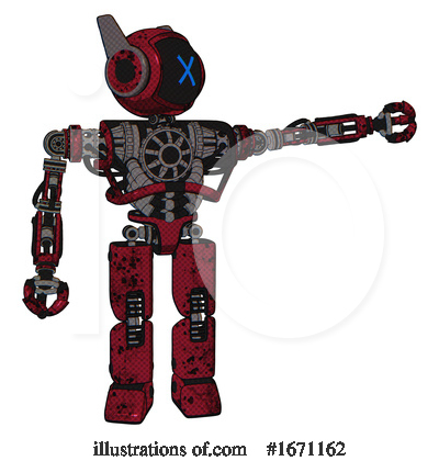 Royalty-Free (RF) Robot Clipart Illustration by Leo Blanchette - Stock Sample #1671162