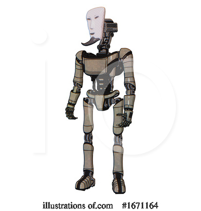 Royalty-Free (RF) Robot Clipart Illustration by Leo Blanchette - Stock Sample #1671164