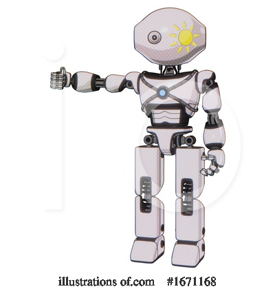 Royalty-Free (RF) Robot Clipart Illustration by Leo Blanchette - Stock Sample #1671168