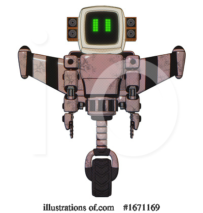 Royalty-Free (RF) Robot Clipart Illustration by Leo Blanchette - Stock Sample #1671169