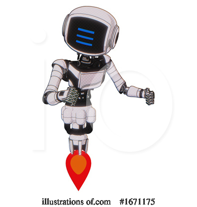 Royalty-Free (RF) Robot Clipart Illustration by Leo Blanchette - Stock Sample #1671175