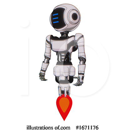 Royalty-Free (RF) Robot Clipart Illustration by Leo Blanchette - Stock Sample #1671176