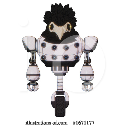 Royalty-Free (RF) Robot Clipart Illustration by Leo Blanchette - Stock Sample #1671177