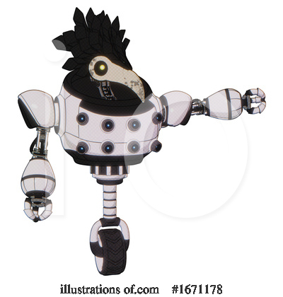 Royalty-Free (RF) Robot Clipart Illustration by Leo Blanchette - Stock Sample #1671178