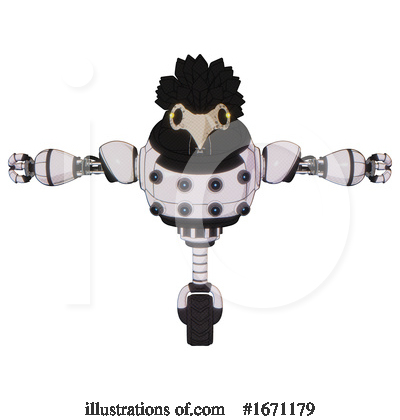Royalty-Free (RF) Robot Clipart Illustration by Leo Blanchette - Stock Sample #1671179