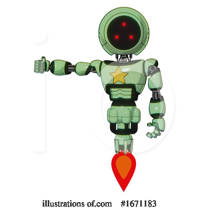 Royalty-Free (RF) Robot Clipart Illustration by Leo Blanchette - Stock Sample #1671183