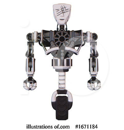 Royalty-Free (RF) Robot Clipart Illustration by Leo Blanchette - Stock Sample #1671184