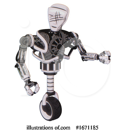 Royalty-Free (RF) Robot Clipart Illustration by Leo Blanchette - Stock Sample #1671185