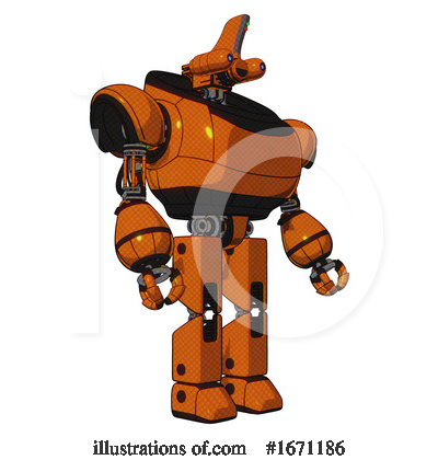 Royalty-Free (RF) Robot Clipart Illustration by Leo Blanchette - Stock Sample #1671186